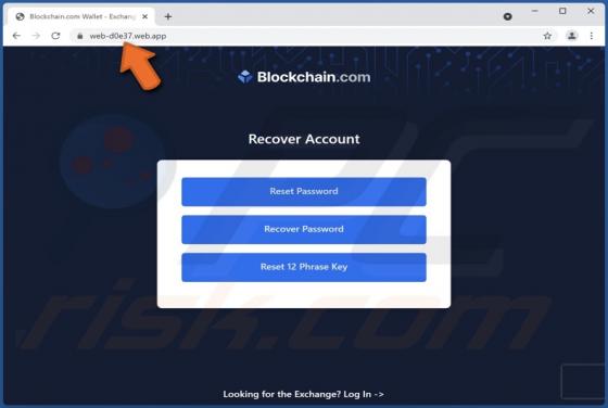 BlockChain POP-UP Scam