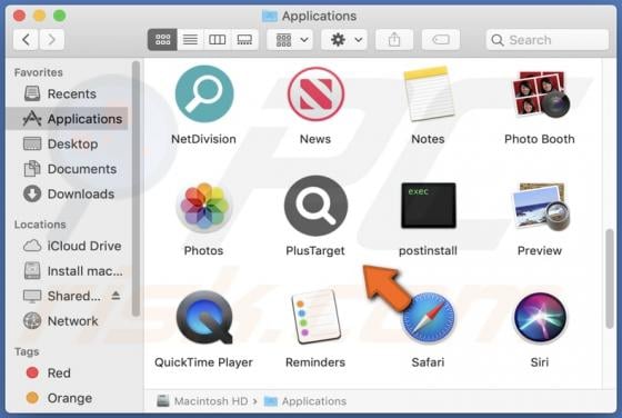 PlusTarget Adware (Mac)