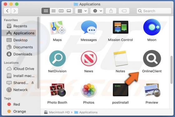 OnlineClient Adware (Mac)