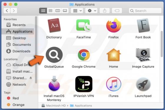 GlobalQueue Adware (Mac)