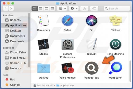 VoltageTask Adware (Mac)