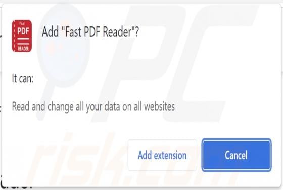 Fast PDF Reader Adware