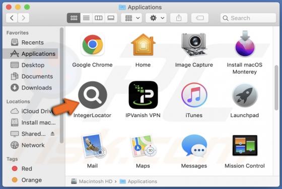 IntegerLocator Adware (Mac)