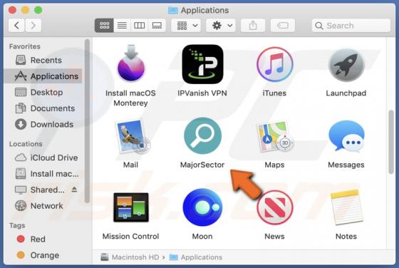 MajorSector Adware (Mac)