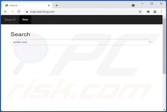 To Go Web Browser Hijacker
