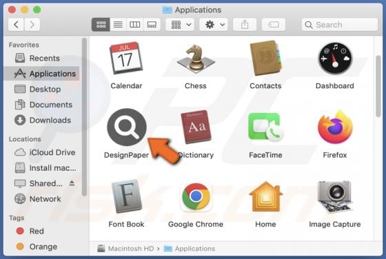 DesignPaper Adware (Mac)