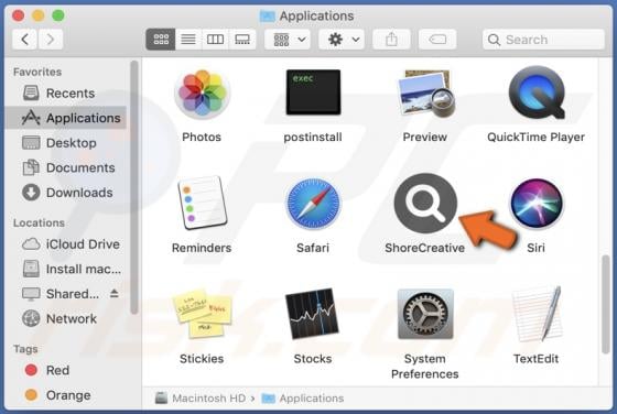ShoreCreative Adware (Mac)