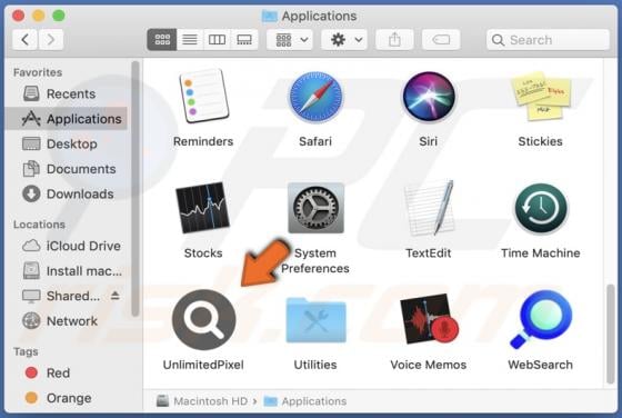UnlimitedPixel Adware (Mac)