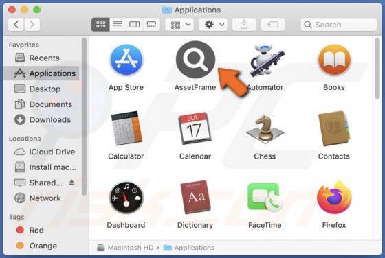 AssetFrame Adware (Mac)