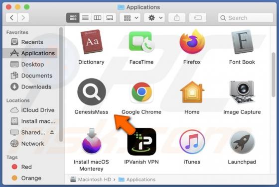 GenesisMass Adware (Mac)