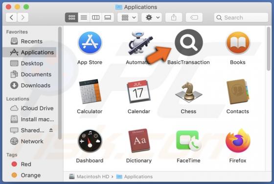 BasicTransaction Adware (Mac)