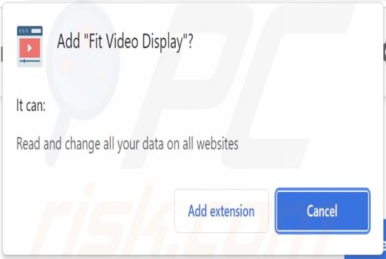 Fit Video Display Adware