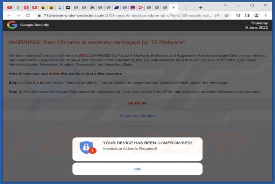 Browser-under-protection.com Ads