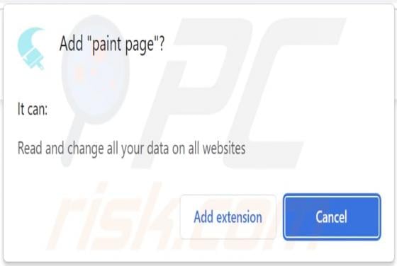 Paint Page Adware