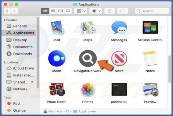 NavigateNetwork Adware (Mac)