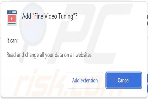 Fine Video Tuning Adware