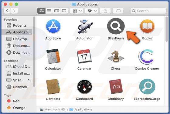 BlissFresh Adware (Mac)