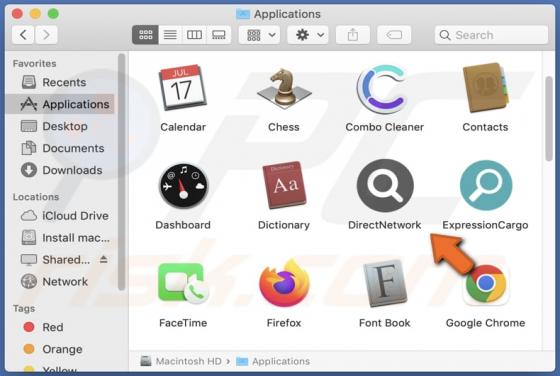 DirectNetwork Adware (Mac)