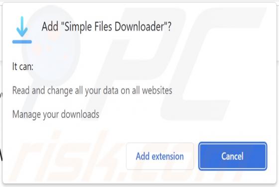 Simple Files Downloader Adware