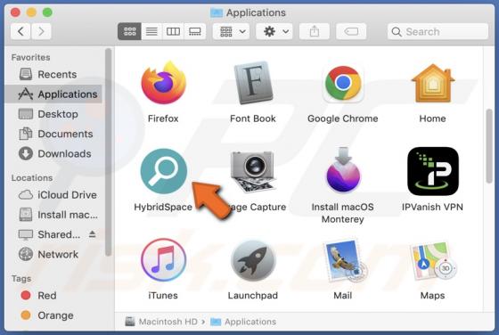 HybridSpace Adware (Mac)