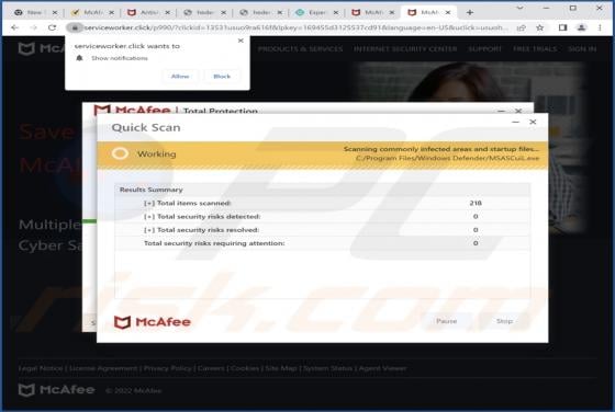 Serviceworker.click Ads