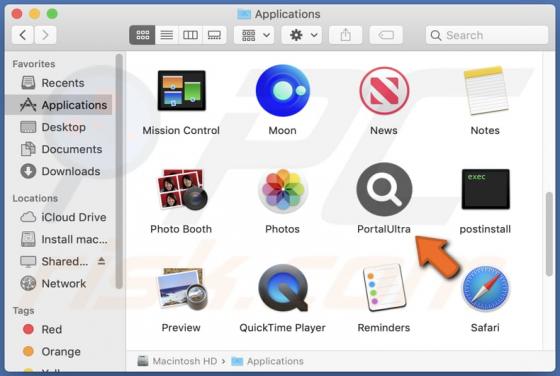 PortalUltra Adware (Mac)