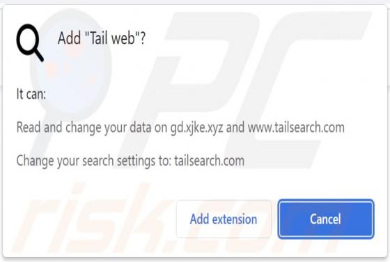 Tail Web Browser Hijacker