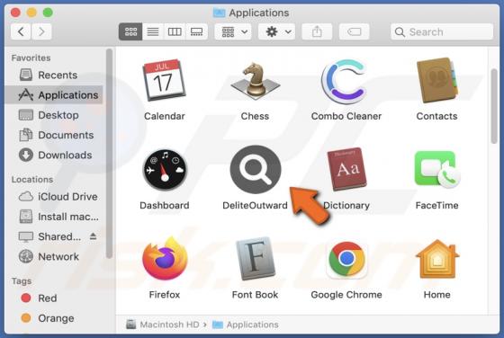 DeliteOutward Adware (Mac)