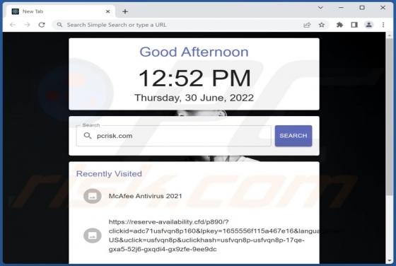 Simple Search Browser Hijacker
