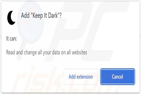 Keep It Dark Adware