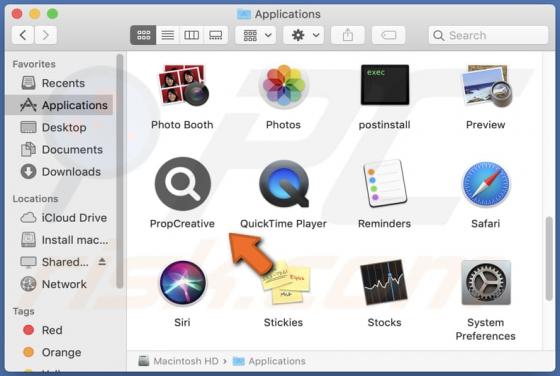 PropCreative Adware (Mac)