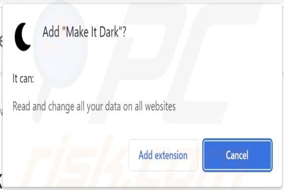 Make It Dark Adware