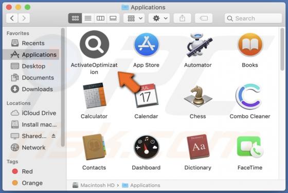 ActivateOptimization Adware (Mac)