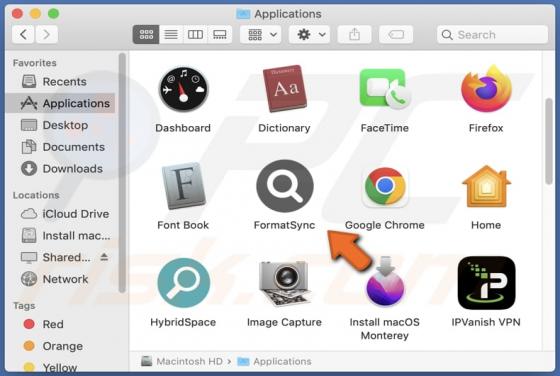 FormatSync Adware (Mac)