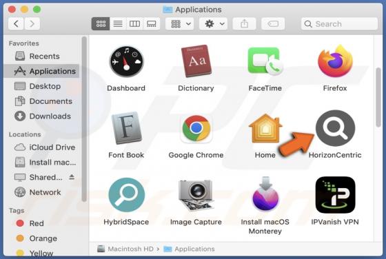 HorizonCentric Adware (Mac)