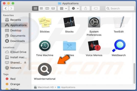 WiseInternational Adware (Mac)