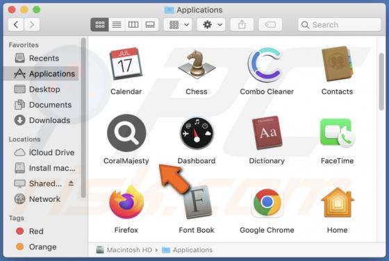 CoralMajesty Adware (Mac)