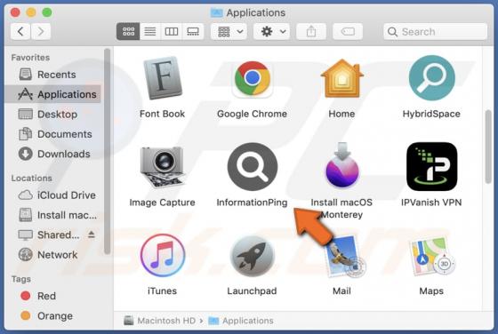 InformationPing Adware (Mac)
