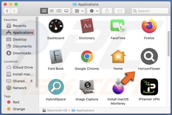 HorizonFlower Adware (Mac)