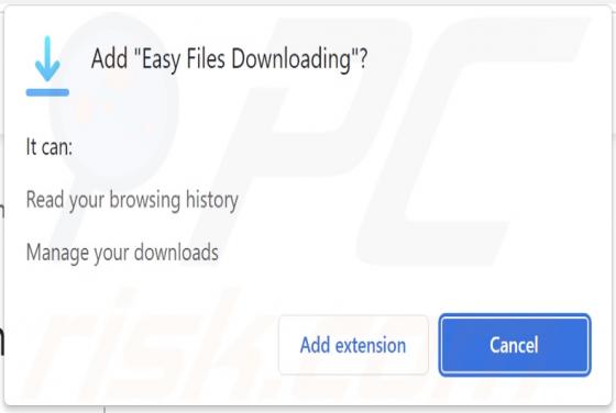 Easy Files Downloading Adware