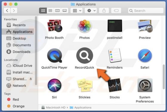 RecordQuick Adware (Mac)