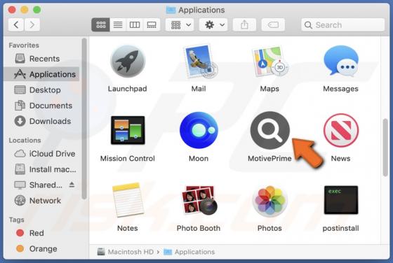 MotivePrime Adware (Mac)
