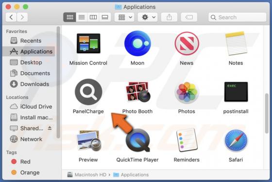 PanelCharge Adware (Mac)