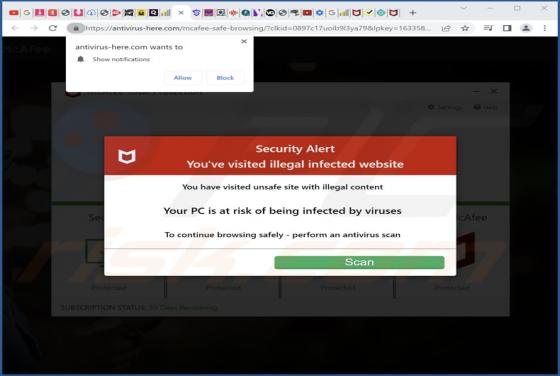Antivirus-here.com Ads