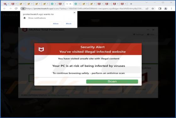 Protectwatch.xyz Ads
