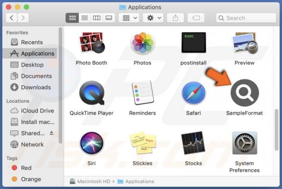SampleFormat Adware (Mac)