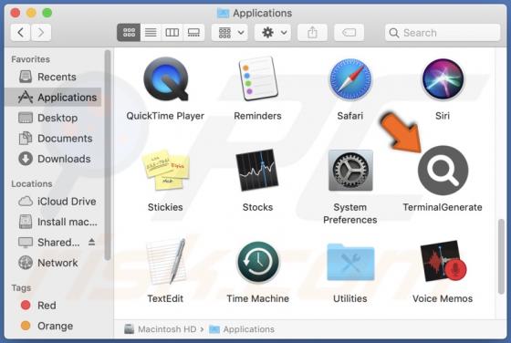 TerminalGenerate Adware (Mac)