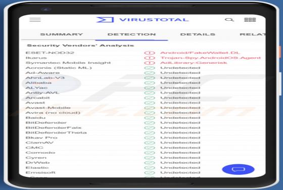 Trust Wallet App Malware (Android)