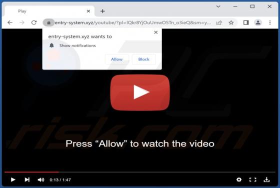 Entry-system.xyz Ads