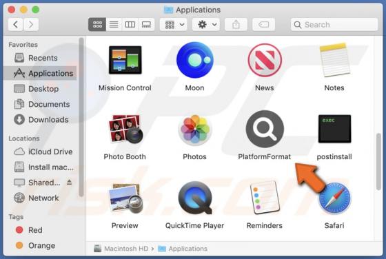 PlatformFormat Adware (Mac)